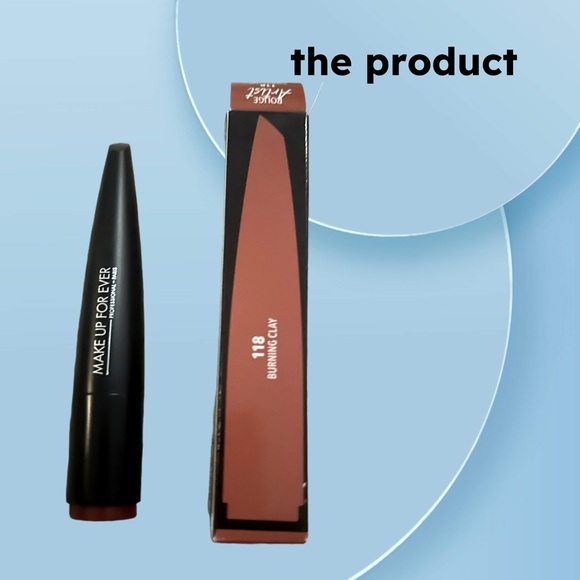 *⚡️⚡️RARE⚡️🆕📦*BNIB* MAKEUP FOREVER | FULL | Rouge Artist Lipstick Burning Clay - Picture 3 of 12